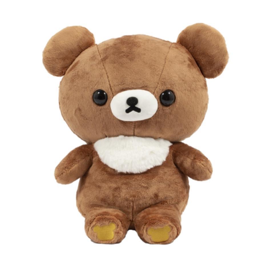 San-X Rilakkuma Chairoikoguma Original Plush - Large 轻松熊系列茶小熊原创毛绒玩具-大号