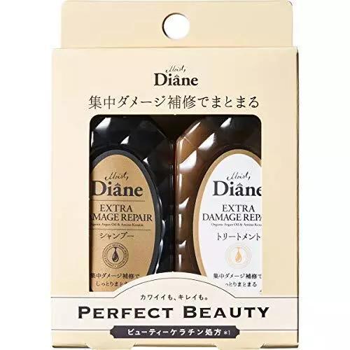 
                      
                        Moist Diane Perfect Beauty Extra Damage Repair Shampoo & Treatment 黛丝恩特效修复洗发水及护发素套装 50mL*2
                      
                    