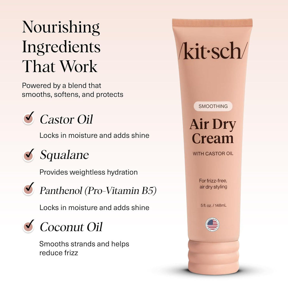 
                      
                        Kitsch Smoothing Air Dry Cream 滋润秀发造型霜 148mL
                      
                    