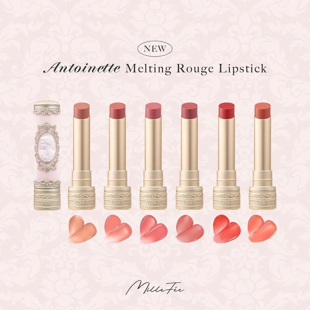 MilleFée Antoinette Melting Rouge 米勒菲轻盈亮泽口红