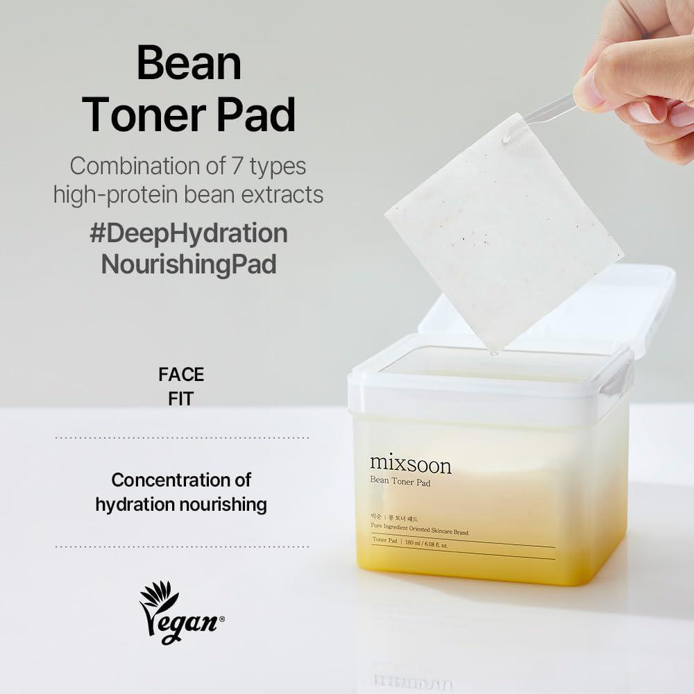 
                      
                        Mixsoon Bean Toner Pad 70 Sheets 韩国Mixsoon深层滋润保湿片 280mL
                      
                    