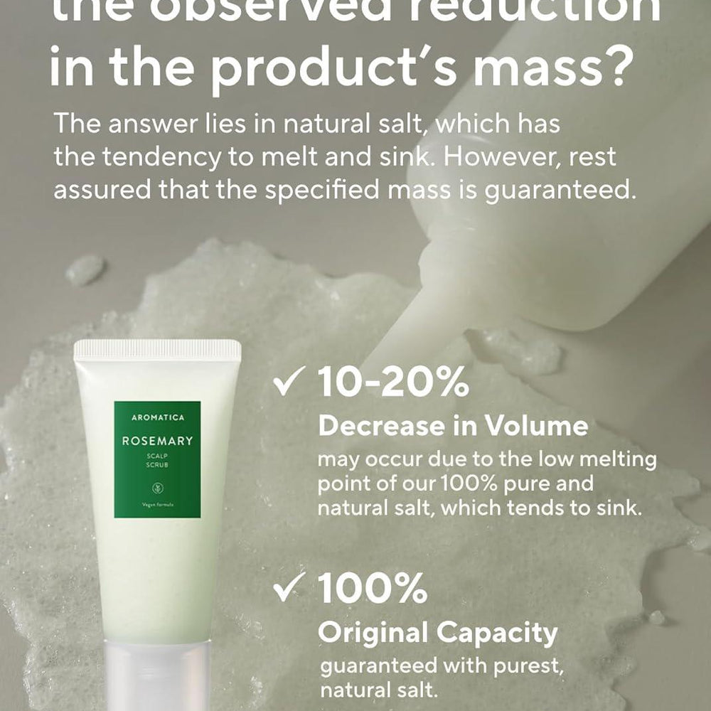 
                      
                        Aromatica Rosemary Scalp Scrub 迷迭香头皮磨砂膏 165g
                      
                    