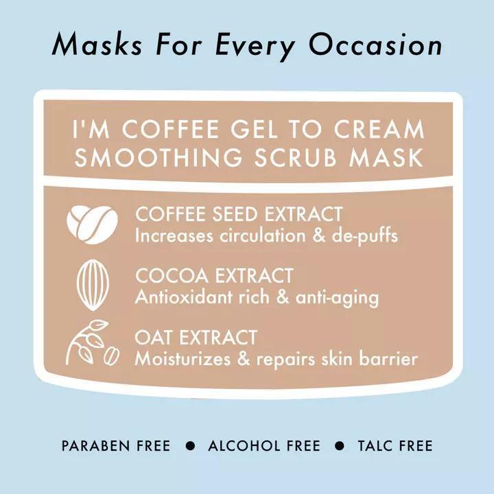 
                      
                        TONYMOLY I'm Coffee Gel To Cream Smoothing Scrub Mask 魔法森林咖啡凝胶磨砂面膜 100mL
                      
                    