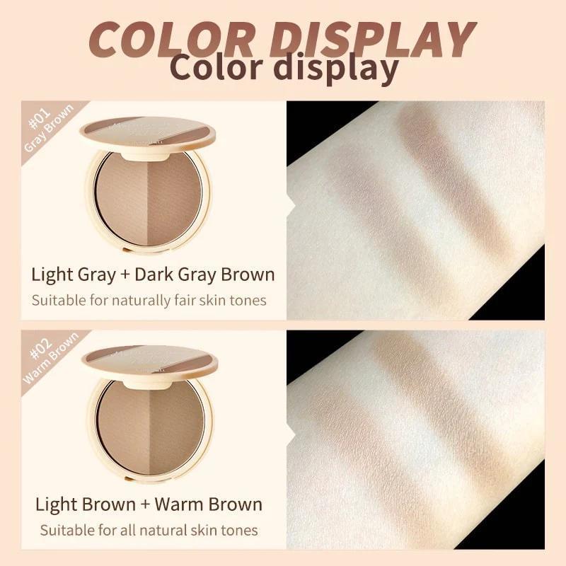 Judydoll Light & Shadow Sculpting Dual-Tone Contour Powder Compact 橘朵双色修容粉饼