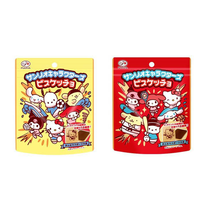 
                      
                        FUJIYA Sanrio Characters Chocolate Biscuits 不二家三丽鸥角色巧克力饼干 42g
                      
                    