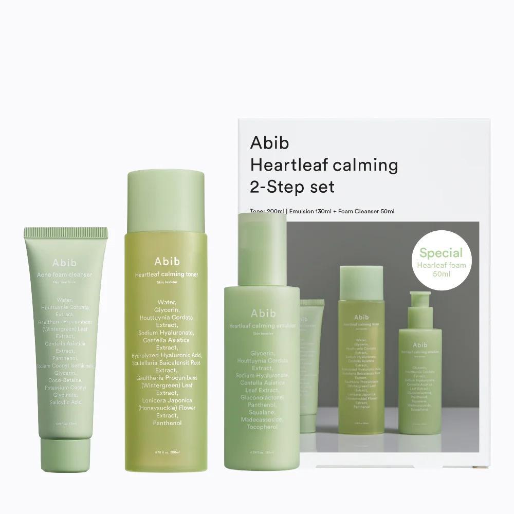 Abib Heartleaf Calming 2-Step Set 阿彼芙鱼腥草水乳套装