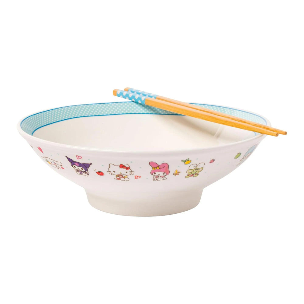 Hello Kitty 30oz Ceramic Ramen Bowl with Chopsticks 凯蒂猫陶瓷拉面碗和筷子套装