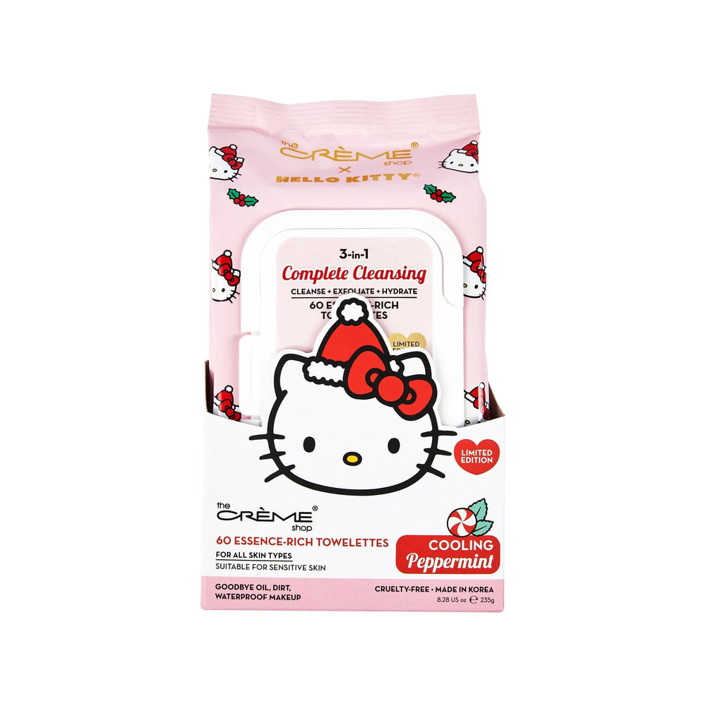 
                      
                        The Creme Shop X Sanrio Holiday Cleansing Wipes Refreshing Rose Water 三丽鸥联名三合一全面清洁精华湿巾
                      
                    