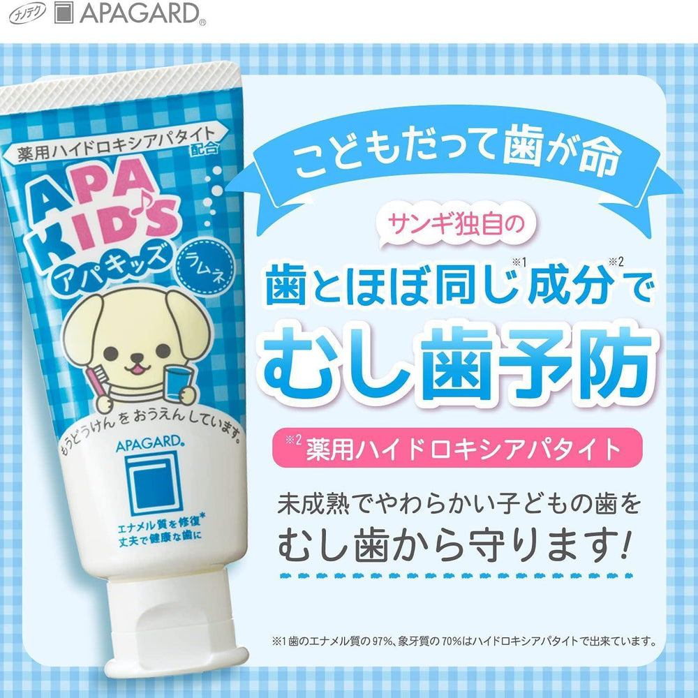 
                      
                        APAGARD Apa-Kids Toothpaste 日本APAGARD儿童防蛀低泡牙膏 60g
                      
                    