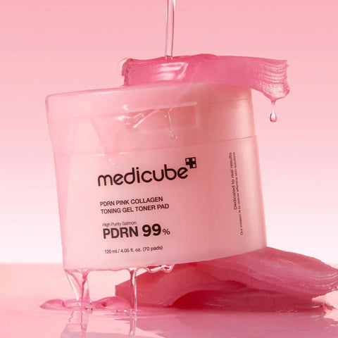 Medicube PDRN Pink Collagen Toning Gel Toner Pad 70pads