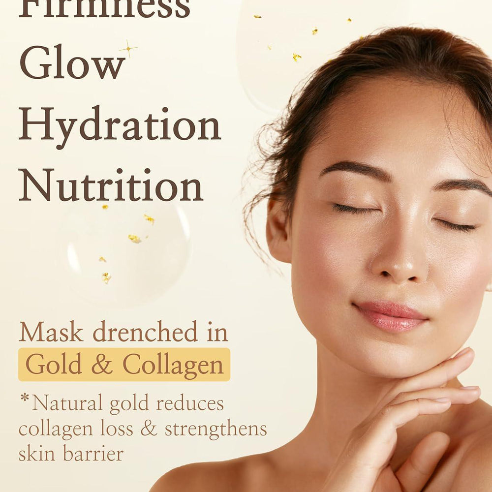 
                      
                        SNP Gold Collagen Ampoule Mask 韩国SNP黄金胶原蛋白保湿面膜 10pcs
                      
                    