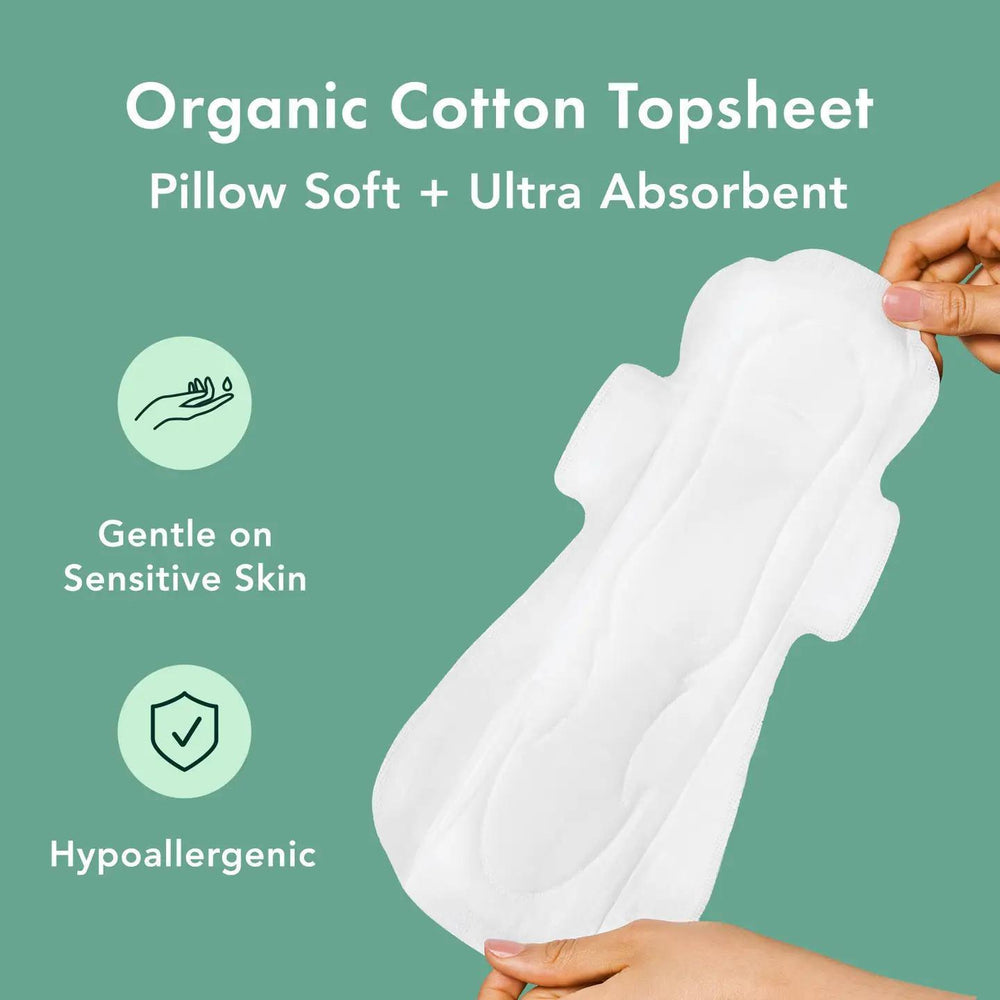 
                      
                        Rael Organic Cotton Cover Pads - Overnight 蕊友有机棉隔夜无香型卫生巾 12片
                      
                    