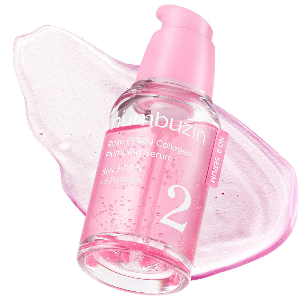 Numbuzin No.2 Serum Rose PDRN Collagen Plumping Serum 韩国Numbuzin数字2号玫瑰PDRN胶原蛋白丰盈精华 30mL
