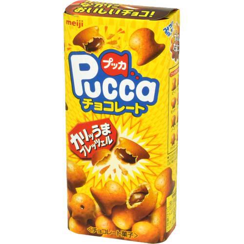 Meiji Pucca Biscuits Chocolate 明治噗卡餅--巧克力