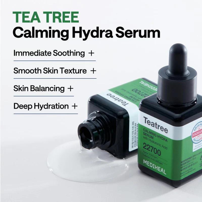 
                      
                        Mediheal Teatree Calming Hydra Serum 美迪惠尔茶树舒缓保湿面部精华液 40mL
                      
                    