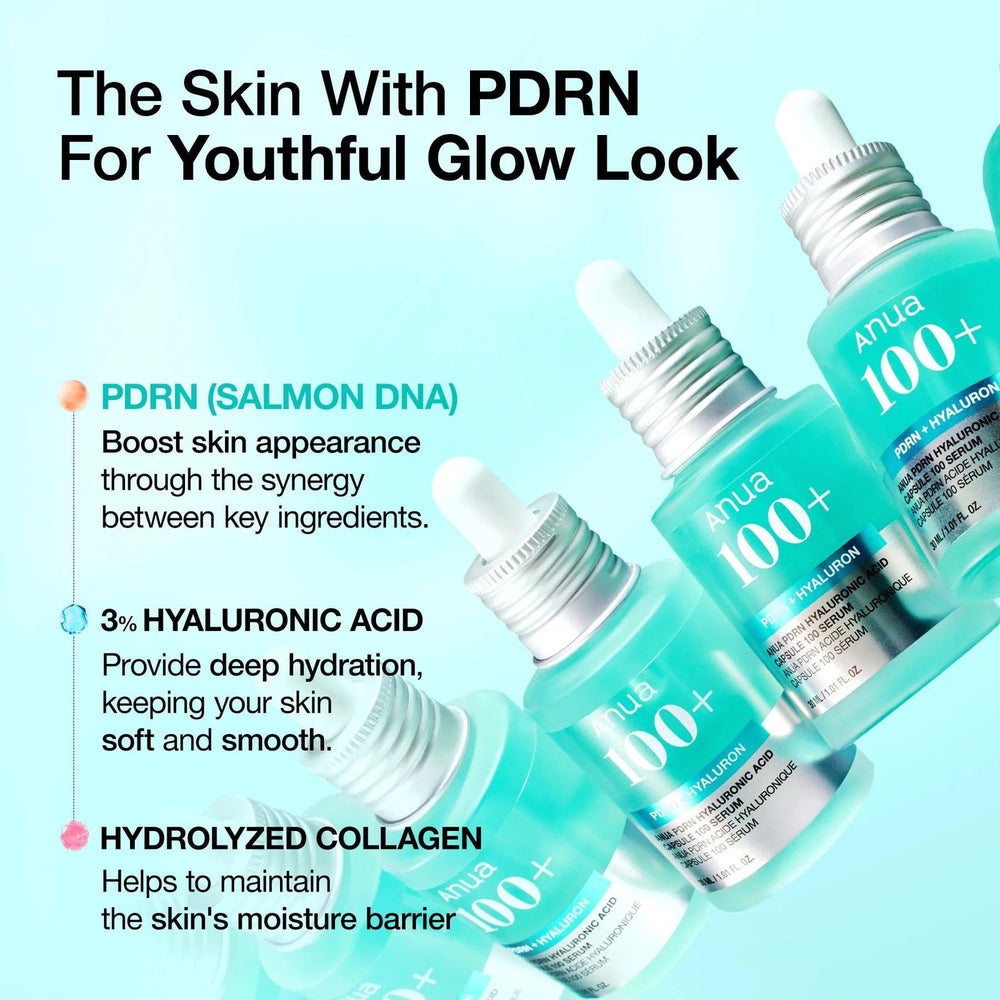
                      
                        ANUA PDRN Hyaluronic Acid Capsule 100 Serum 韩国ANUA透明质酸胶囊100保湿精华 30mL
                      
                    