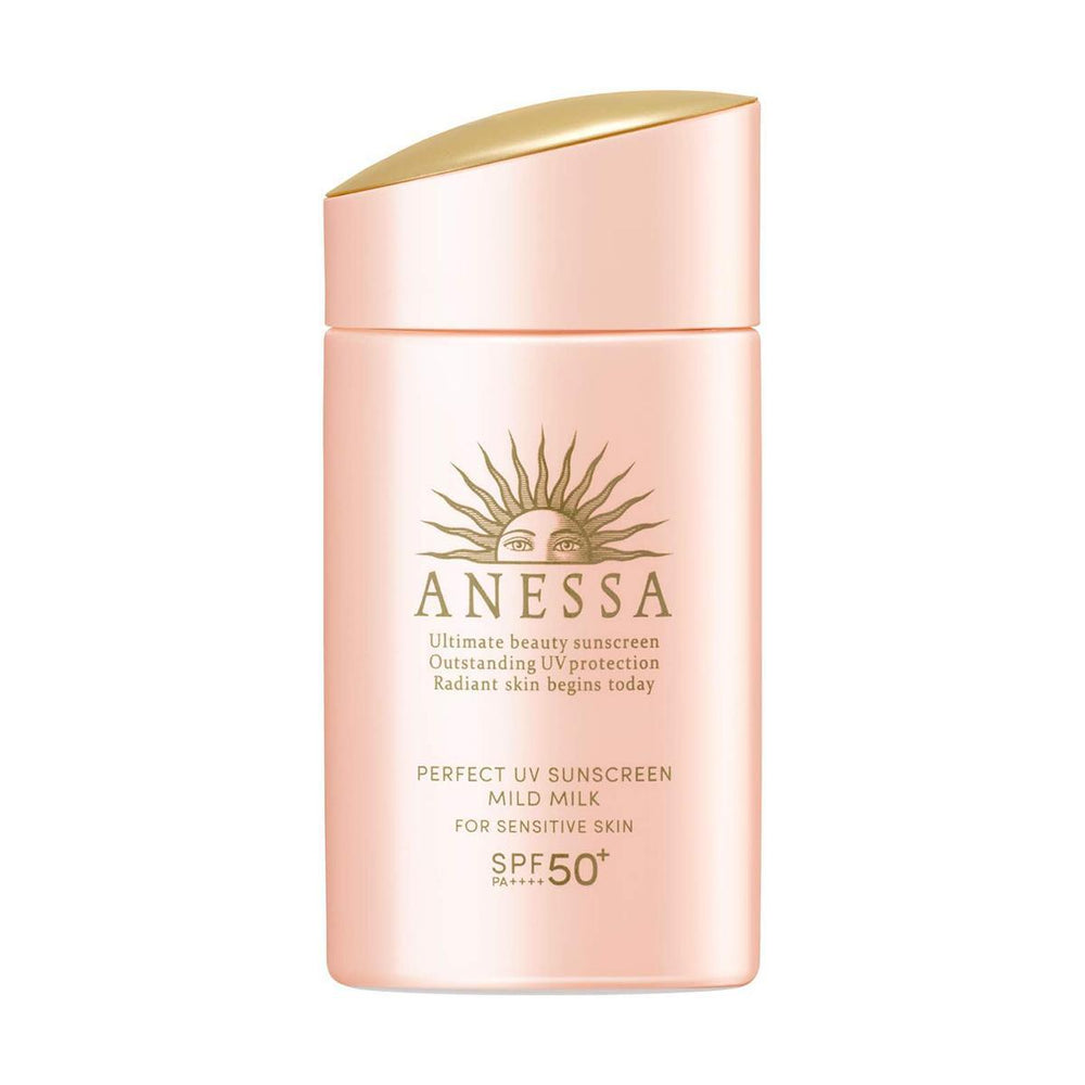 ANESSA Light Pink Gold（Sensitive Skin）Sunscreen 安耐晒金粉瓶防晒-儿童&敏感肌 SPF50+ PA++++ 60mL
