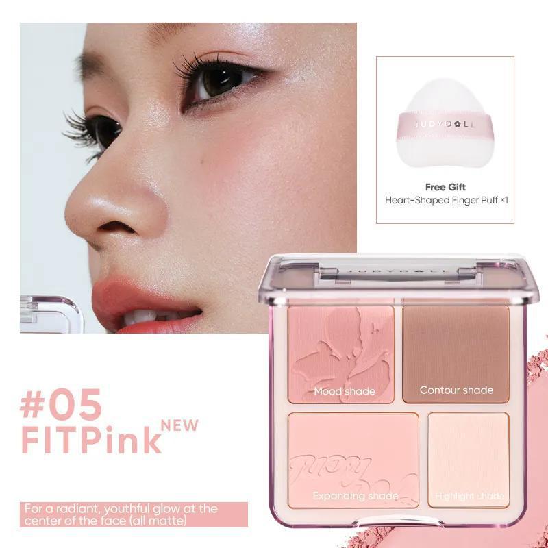 
                      
                        Judydoll 2 in 1 Blush Highlight Palette 橘朵二合一腮红高光盘
                      
                    