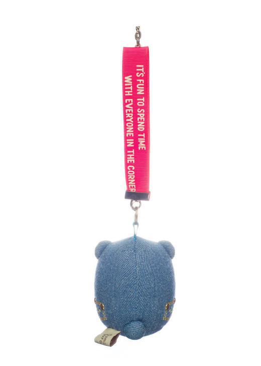 
                      
                        San-X Denim Shirokuma Keychain 原创白熊牛仔布 4 英寸毛绒钥匙扣
                      
                    