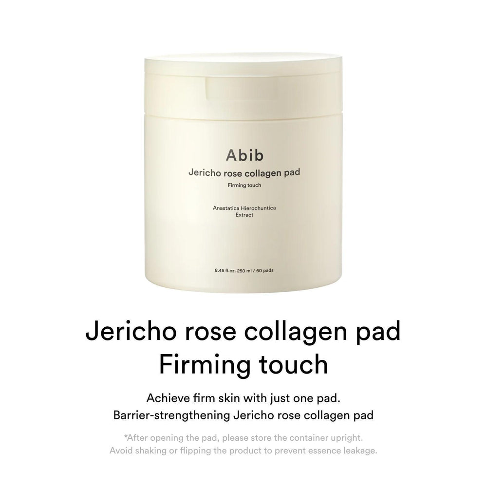
                      
                        Abib Jericho Rose Collagen Pad Firming Touch 阿彼芙玫瑰胶原蛋白补水修护保湿棉片 60pcs
                      
                    