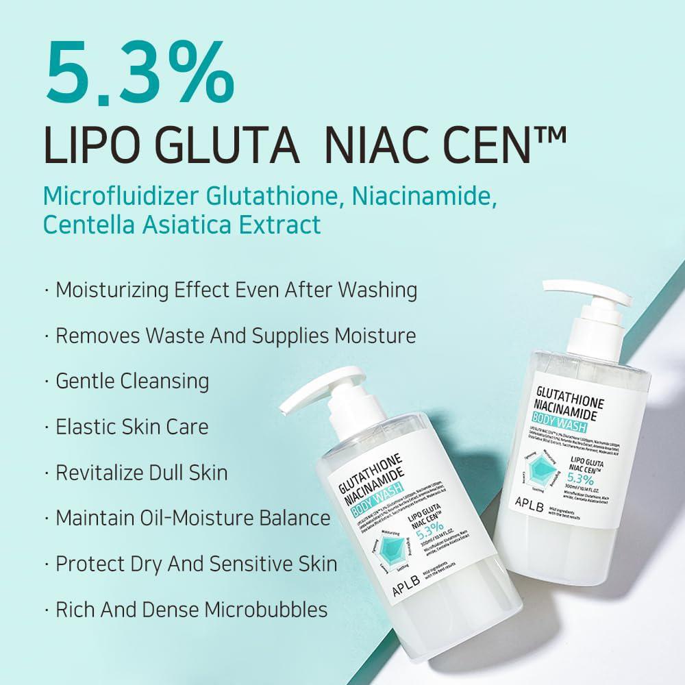 
                      
                        APLB Glutathione Niacinamide Body Wash 韩国APLB谷胱甘肽烟酰胺沐浴露 300mL
                      
                    
