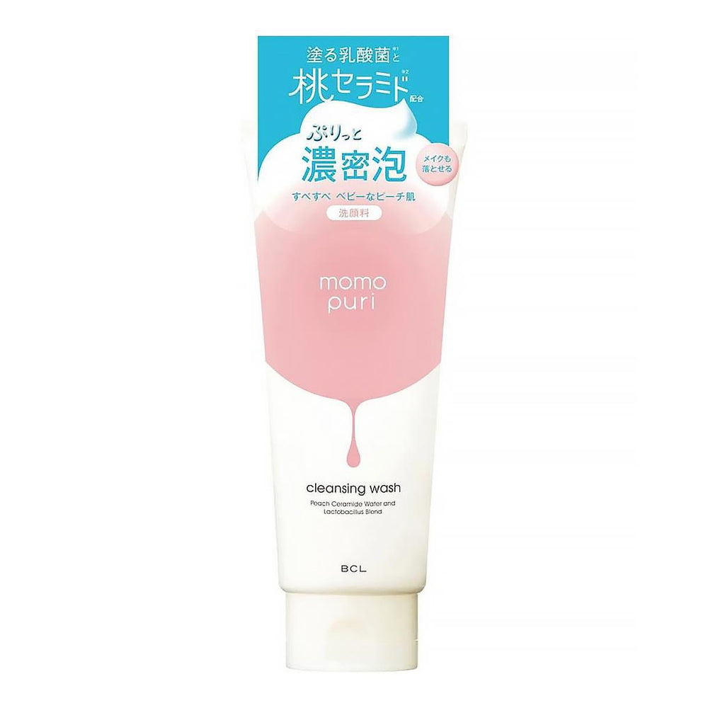 BCL Momo Puri Moist Cleansing Wash 碧芯珞蜜桃保湿洁面乳150g