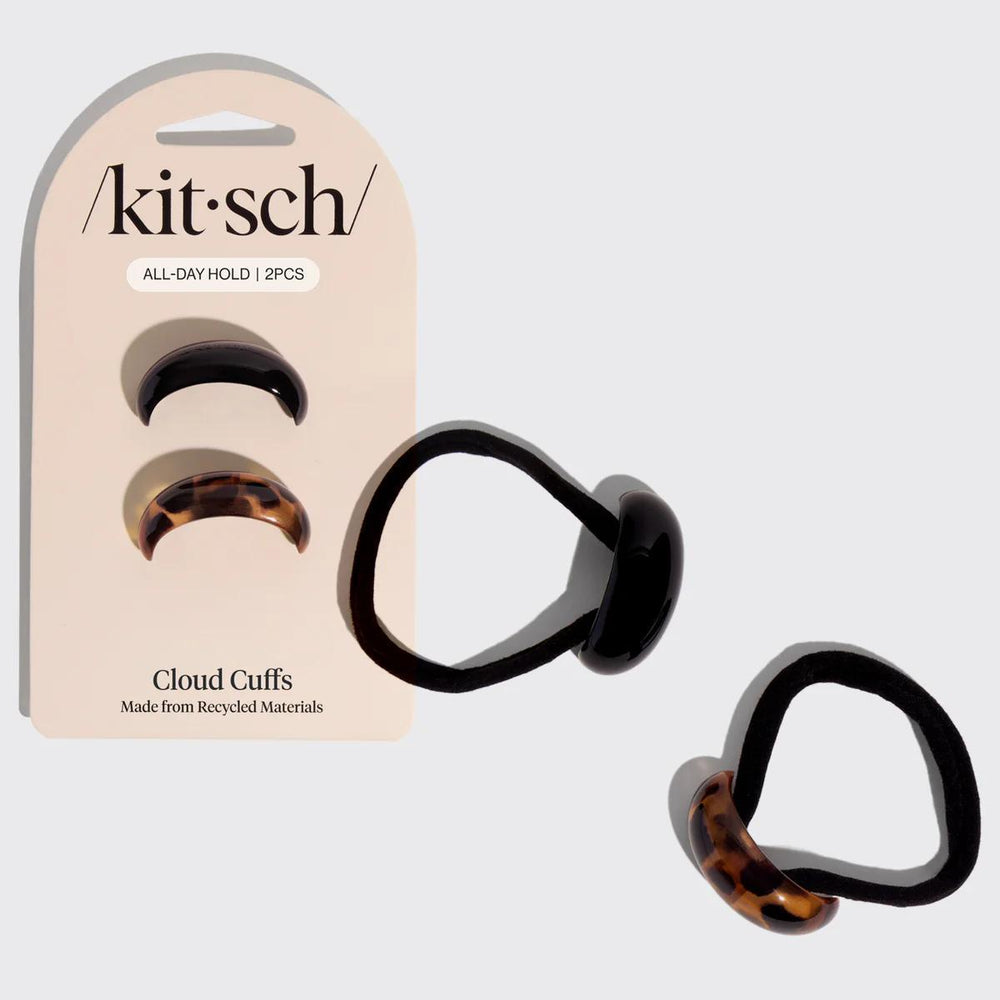 
                      
                        Kitsch Black & Tort Cloud Cuffs 黑色和玳瑁色云朵发夹
                      
                    