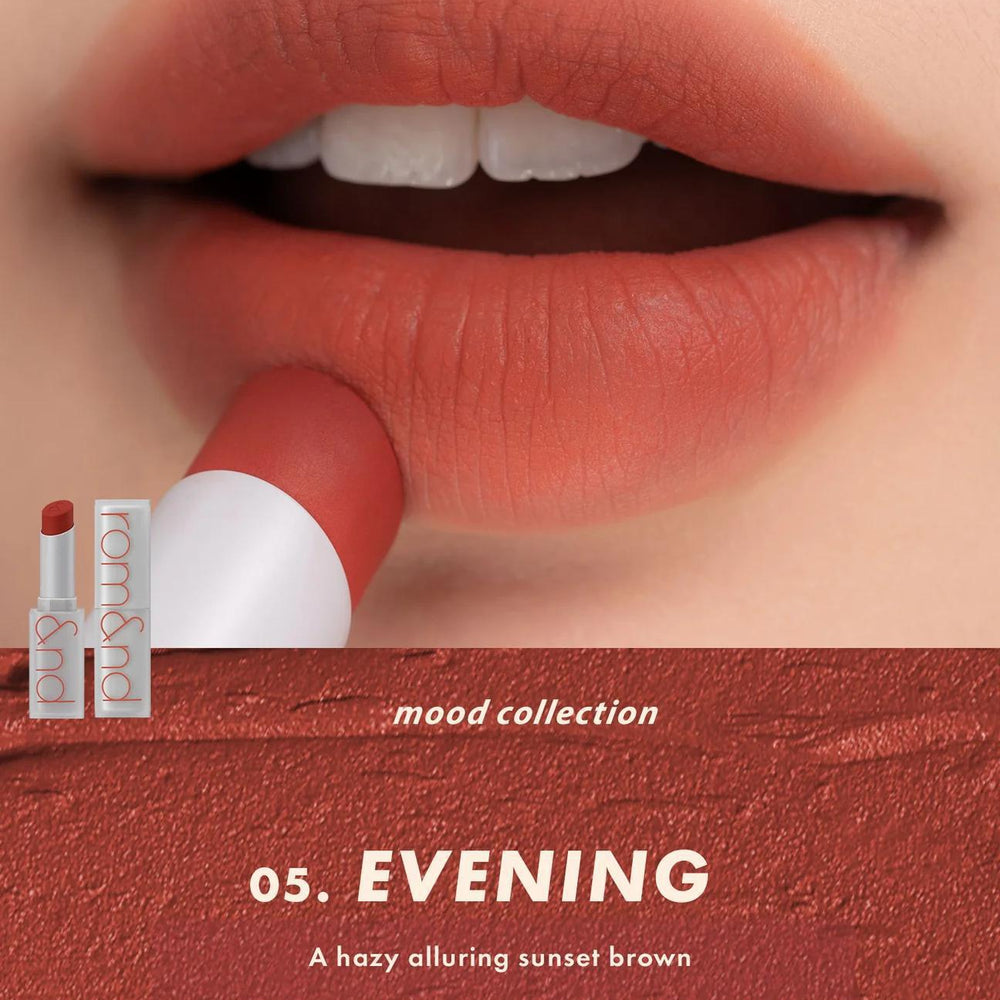 
                      
                        Rom&nd Zero Matte Lipstick 柔魅得雾面哑光丝绒口红
                      
                    