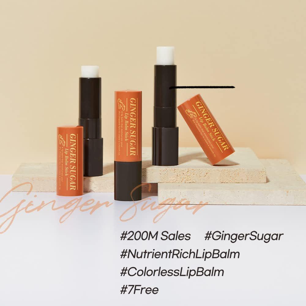 Etude House Ginger Sugar Lip Balm Stick 伊蒂之屋生姜汤润唇膏 3.7g