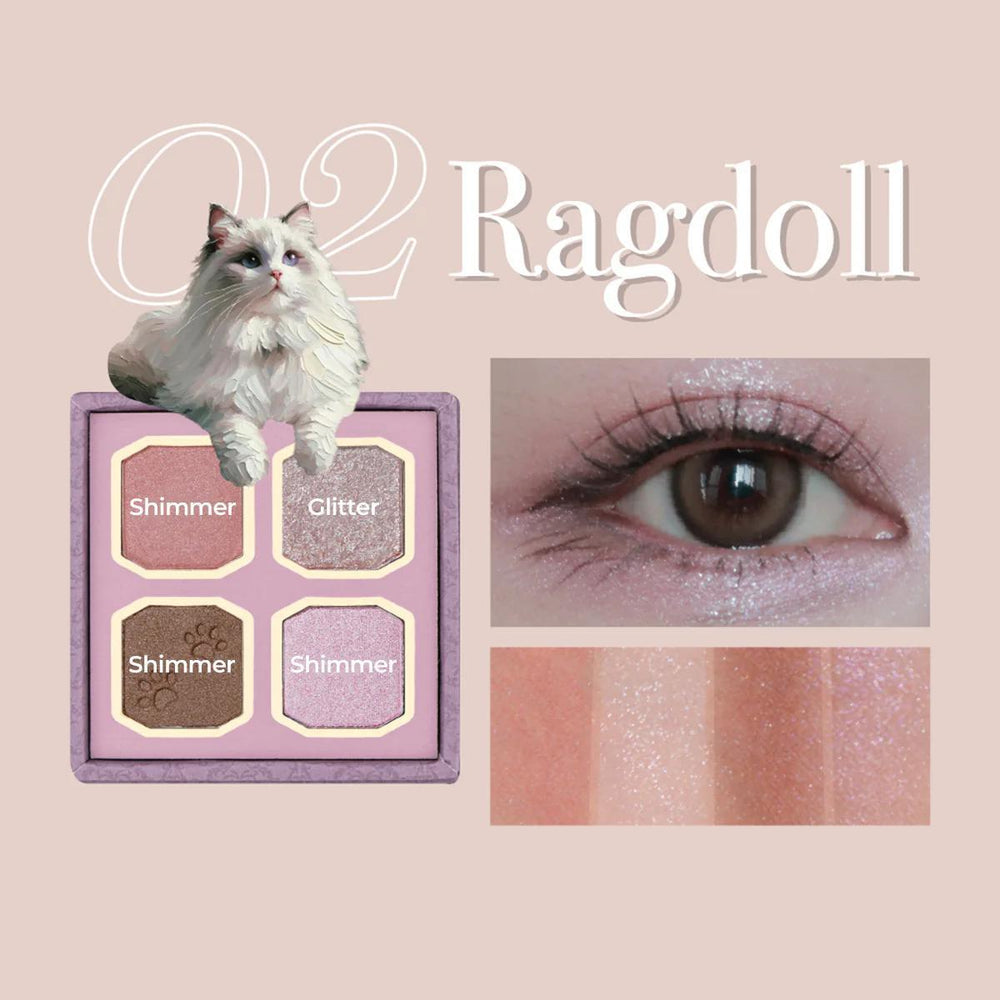 
                      
                        MilleFée My Kitty Eyeshadow palette 米勒菲我的小猫咪眼影盘 3.2g
                      
                    