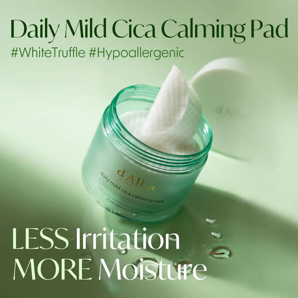 
                      
                        D'Alba White Truffle Daily Mild Cica Calming Pad 黛尔珀白松露每日温和积雪草保湿棉片 165mL
                      
                    