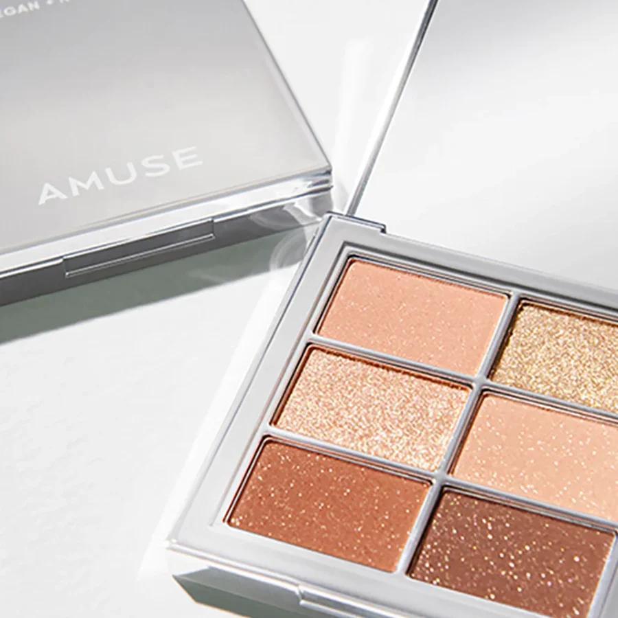 
                      
                        AMUSE Eye Vegan Sheer Palette 阿慕斯6色眼影限定银盒 1.6g*6
                      
                    