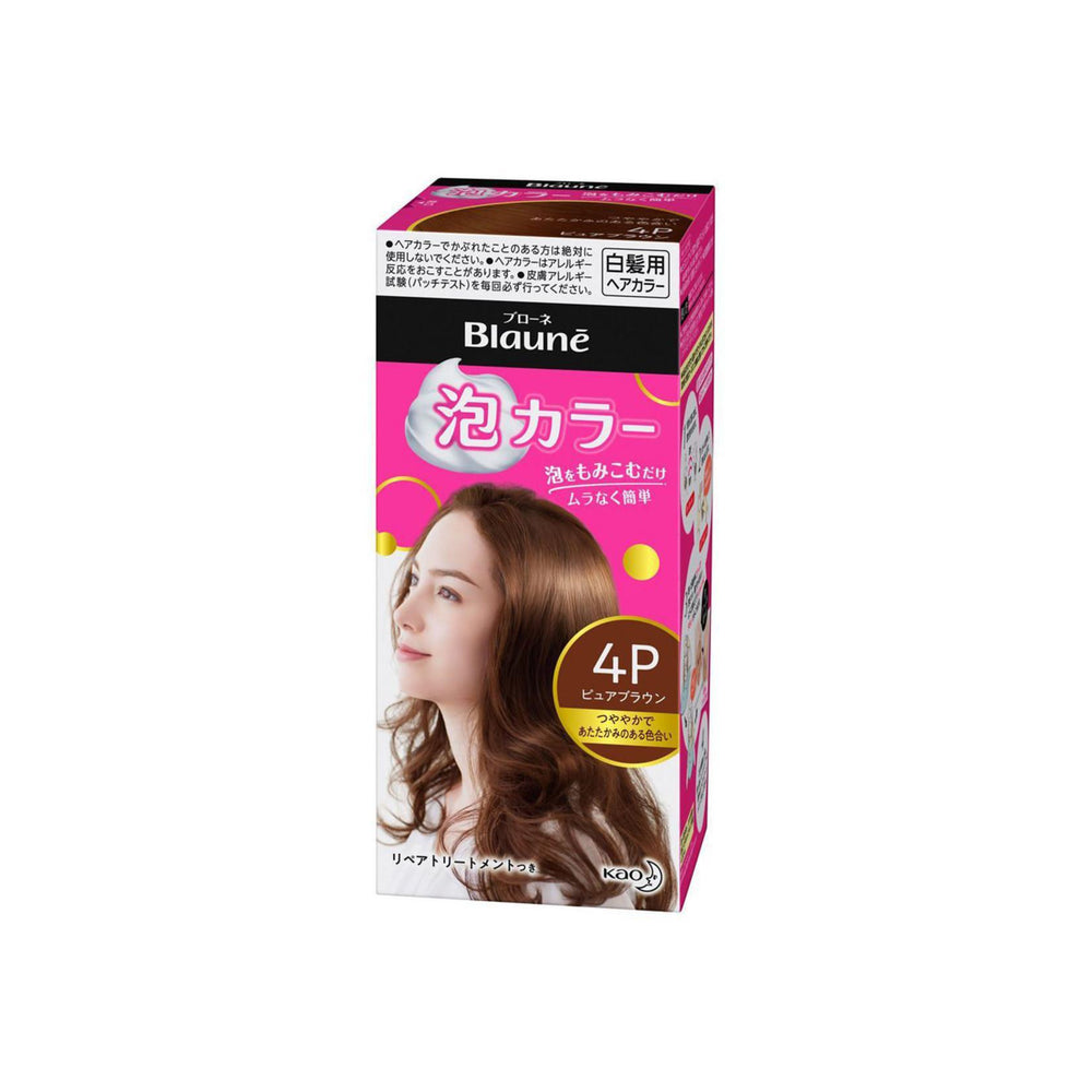 Kao Blaune Bubble Hair Color 花王纯植物泡沫染发（白发用）