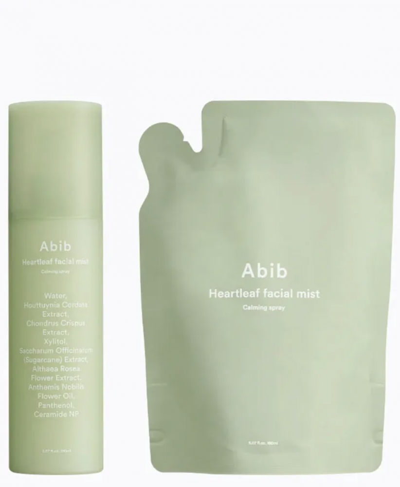Abib Heartleaf Facial Mist Calming Spray 150ml + refill 150ml
