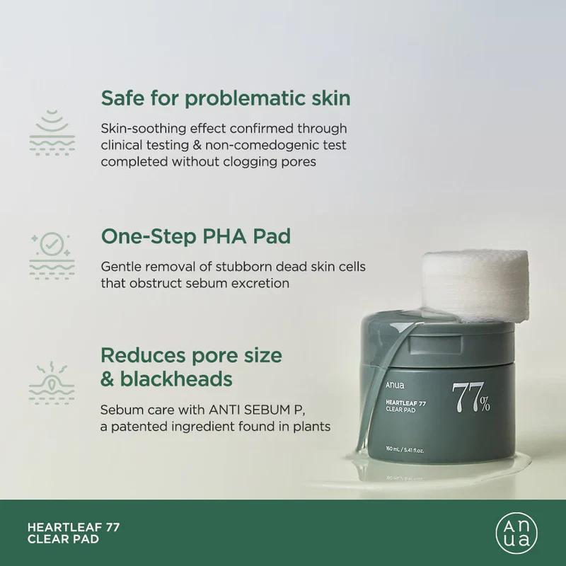 
                      
                        ANUA Heartleaf 77% Toner Pad 韩国ANUA补水爽肤棉片 70ea
                      
                    
