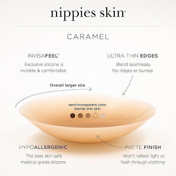 
                      
                        Nippies Skin Non-Adhesive Bra Liner No-Show Inserts (A-C cups) 美国无粘性隐形硅胶乳贴
                      
                    