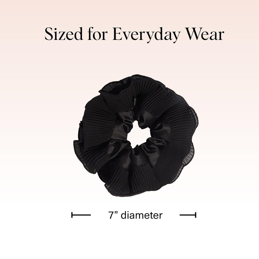 
                      
                        Kitsch Pleated Scrunchie - Halloween Black 黑色万圣节褶皱发圈
                      
                    