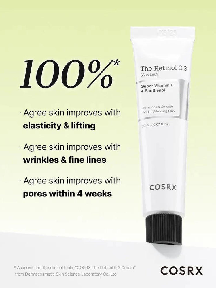 
                      
                        COSRX The Retinol 0.3 Cream 珂丝艾丝视黄醇0.3面霜 20mL
                      
                    