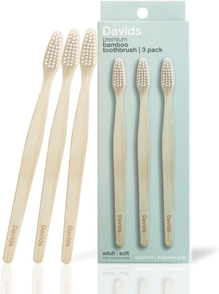 
                      
                        Davids Premium Bamboo Toothbrush Adult Soft 优质成人竹制软毛牙刷
                      
                    