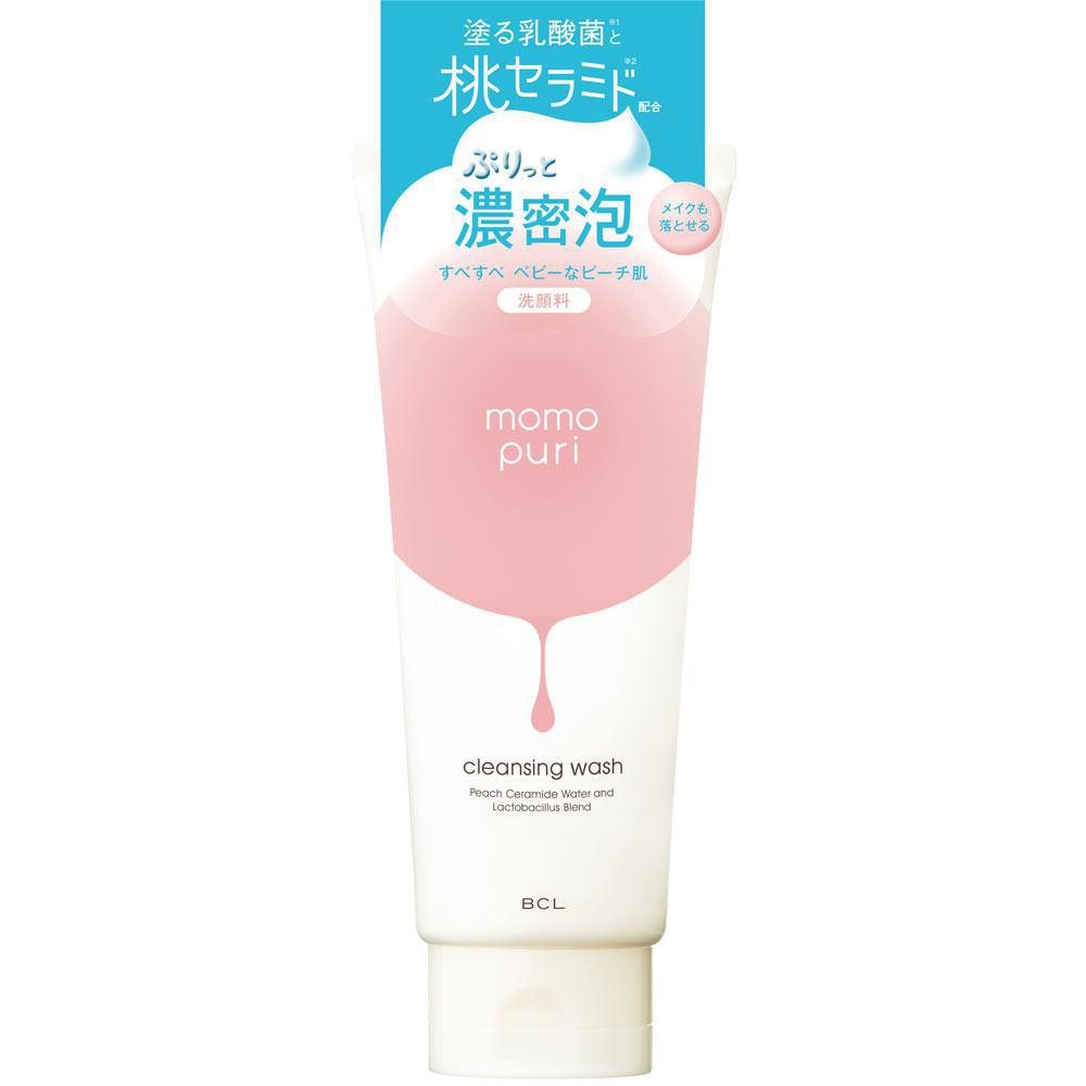 BCL Momo Puri Moist Cleansing Wash 蜜桃保湿洁面乳150g