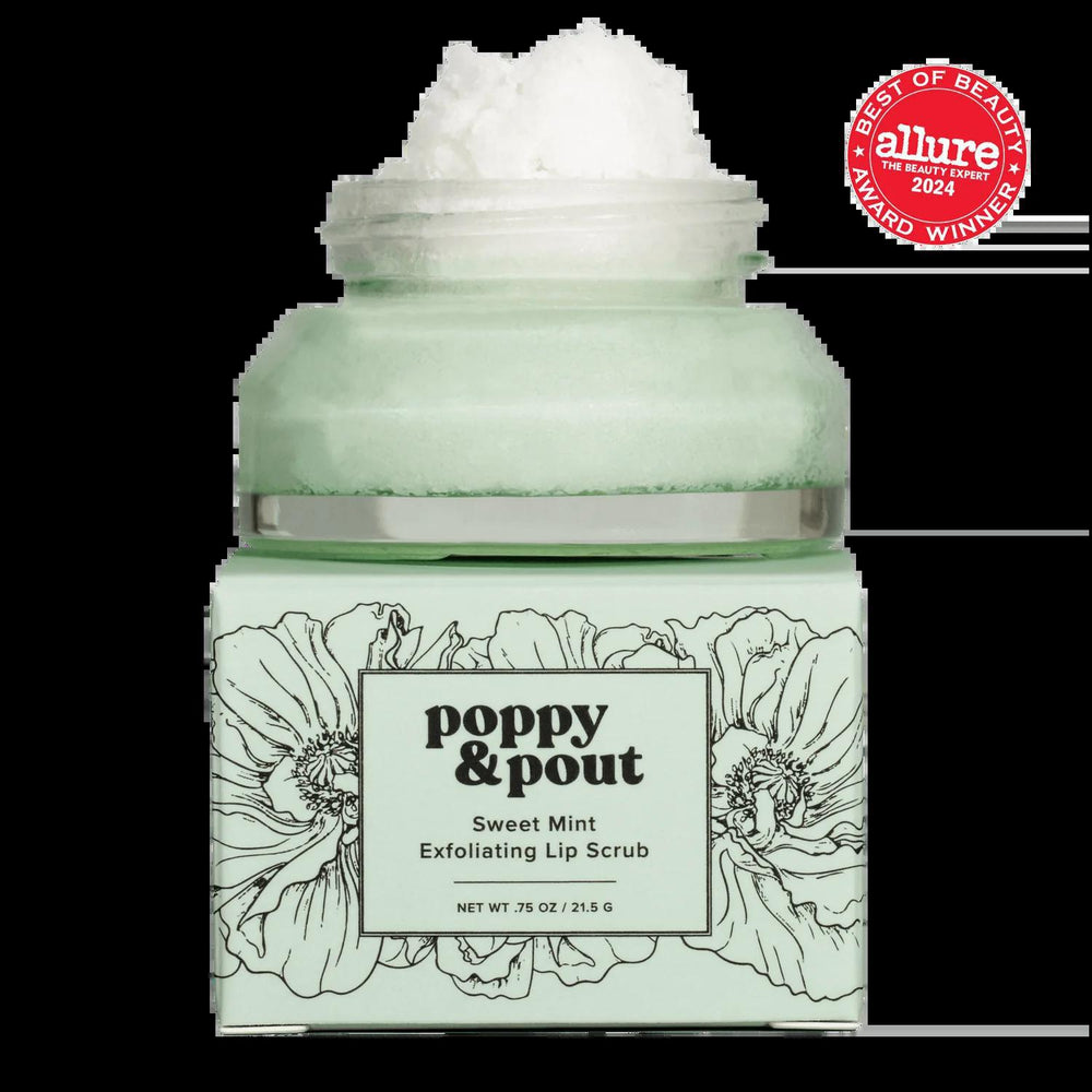 Poppy & Pout Natural Lip Scrub 美国天然有机唇部磨砂膏 21.5g