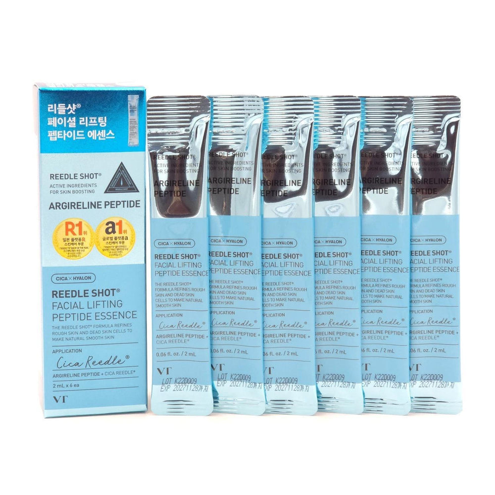 
                      
                        VT COSMETICS Recdle Shot Facial Lifing Peptide Esscnce 薇缔面部提拉保湿精华 2mL
                      
                    
