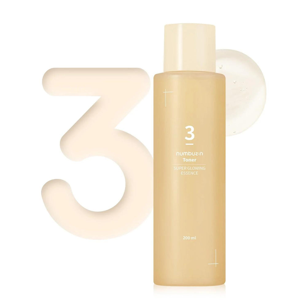 
                      
                        Numbuzin No.3 Super Glowing Essence Toner 数字3号水光保湿爽肤水 200mL
                      
                    