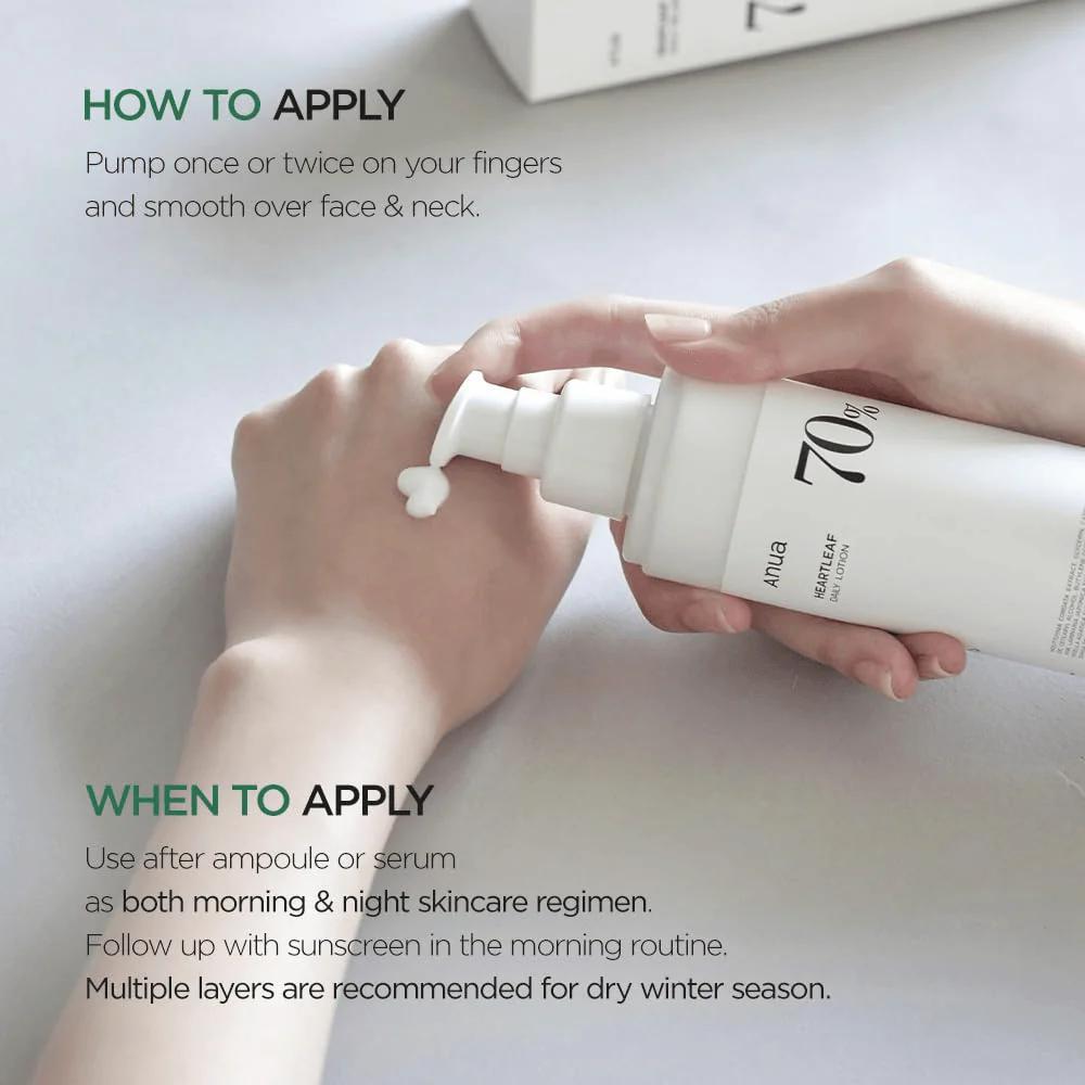 
                      
                        ANUA Heartleaf 70% Daily Lotion 韩国ANUA每日面部保湿 200mL
                      
                    