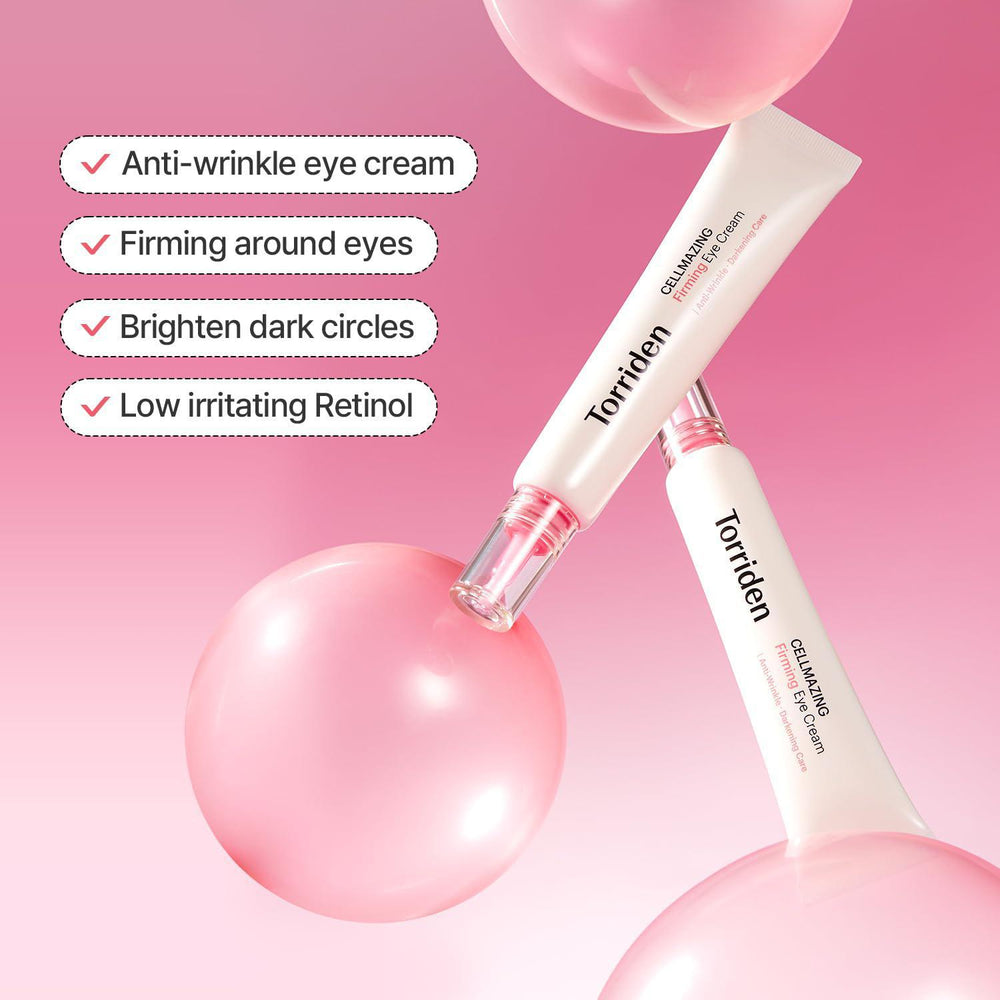 
                      
                        Torriden Cellmazing Firming Eye Cream 桃瑞丹胶原蛋白弹力抗皱改善眼纹眼霜 30mL
                      
                    