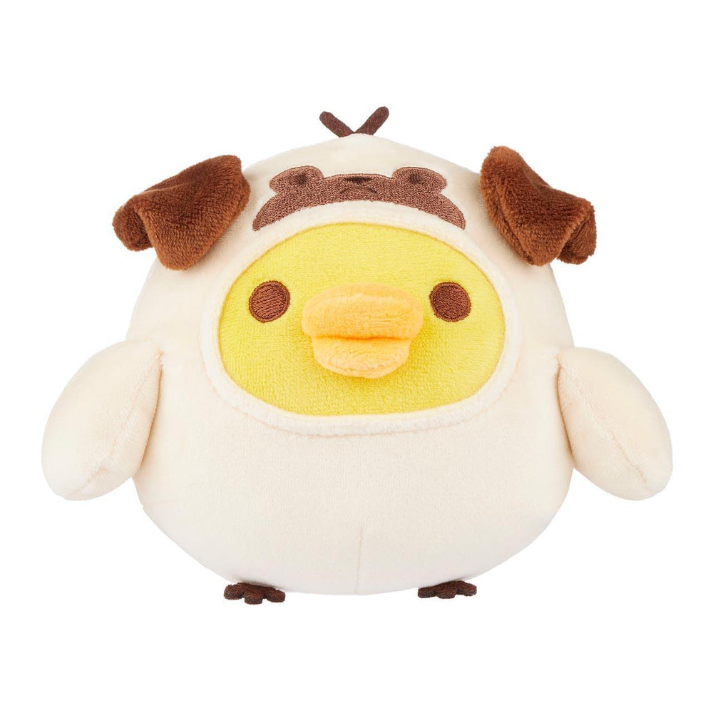 San-X Rilakkuma Kiiroitori Original Pug Costume Plush 日本San-X轻松熊原创小黄鸡巴哥犬服装毛绒玩具