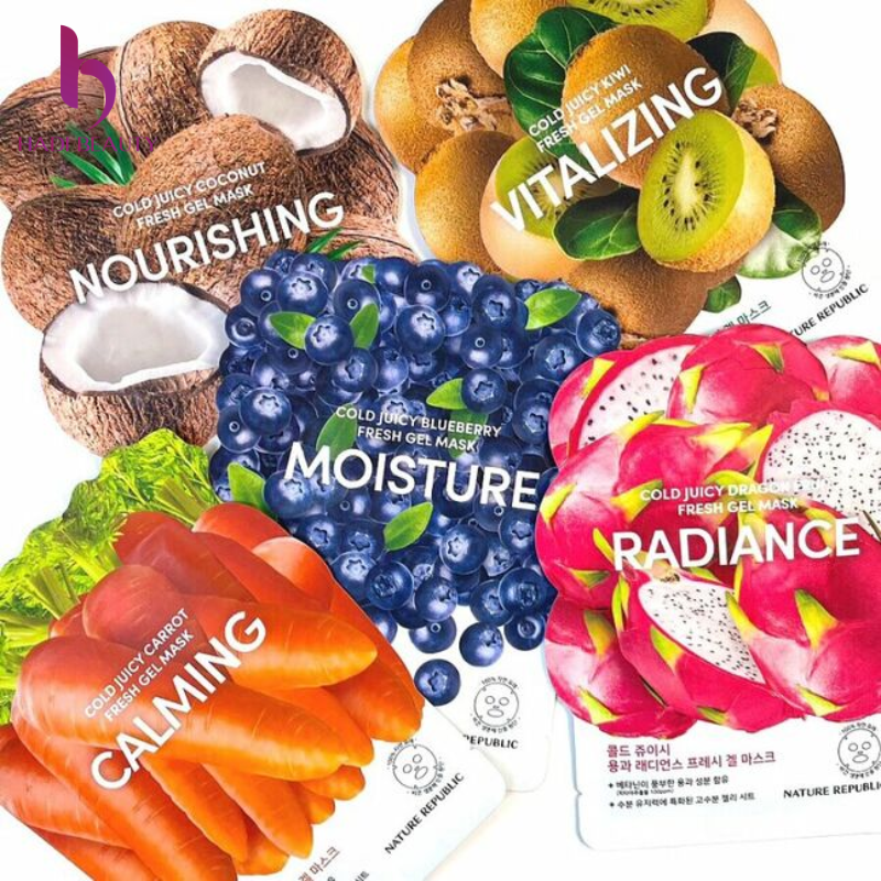 Nature Republic Cold Juicy Fresh Gel Mask 自然乐园水果凉感保湿面膜 1pc