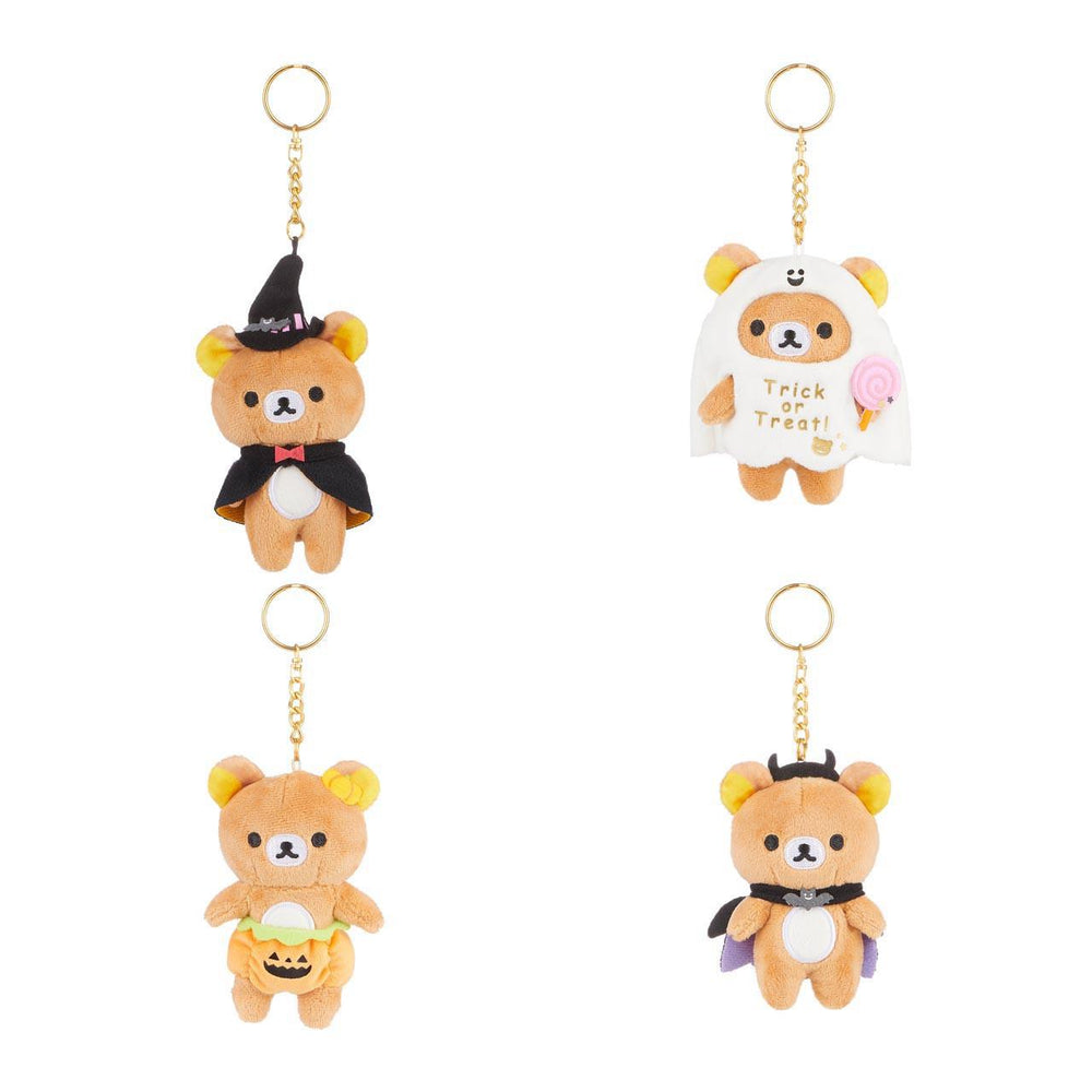San-X Rilakkuma Original Halloween Series Plush Keychain Blind Box 日本San-X轻松熊原创万圣节系列钥匙扣盲盒 1pc