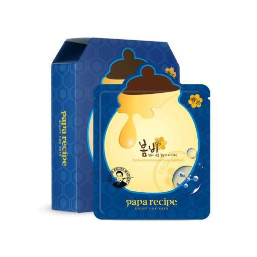 Papa Recipe Bombee Sheet Mask Blue 春雨保湿蜂蜜面膜