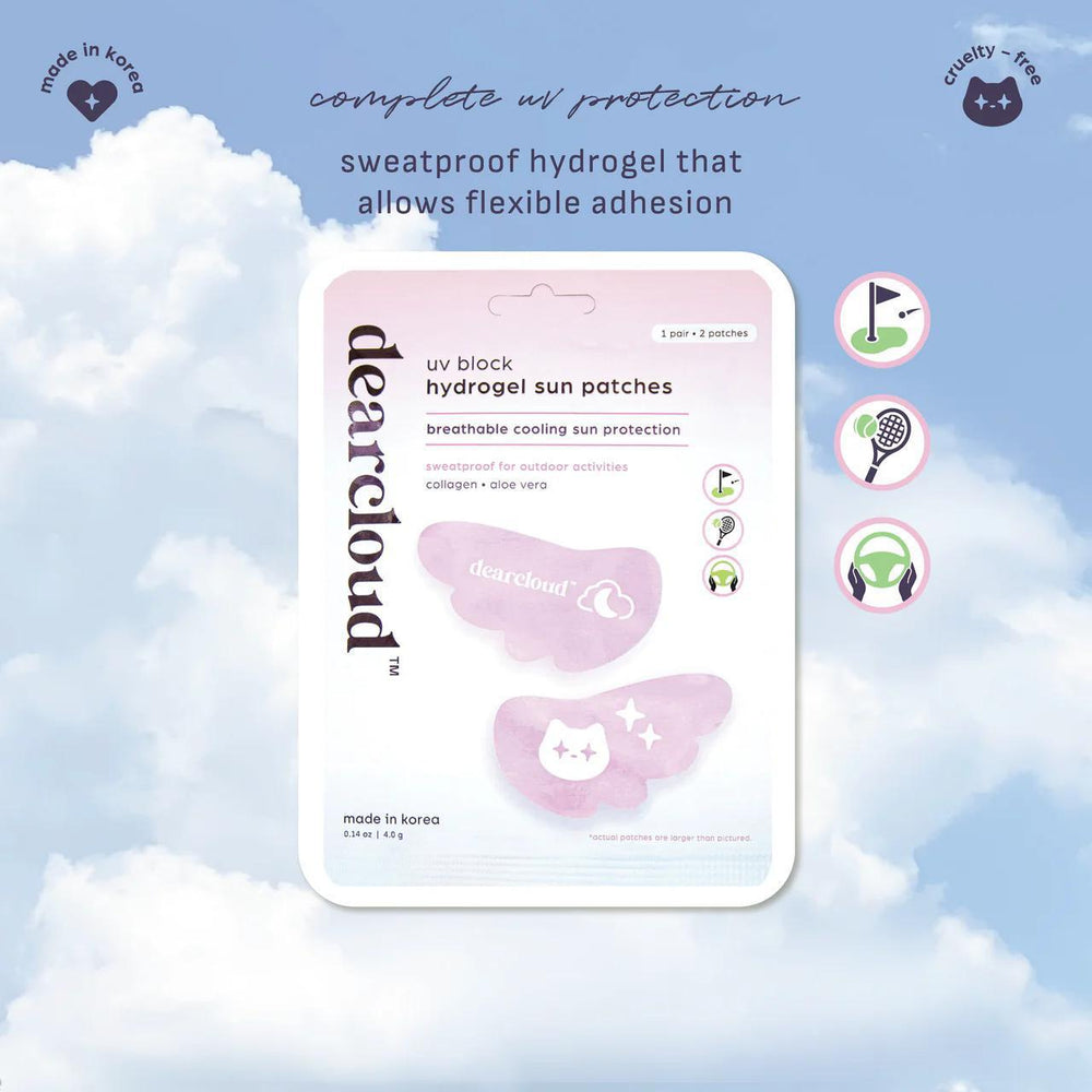 
                      
                        Dearcloud UV Block Hydrogel Sun Patches 韩国Dearcloud防紫外线水凝胶防晒贴
                      
                    